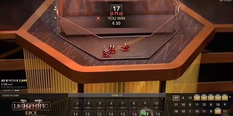 Những lưu ý quan trọng khi chơi Lightning Dice tại 8XBET